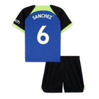 Dres Tottenham Hotspur Davinson Sanchez #6 Gostujuci za djecu 2022-23 Kratak Rukav (+ kratke hlače)